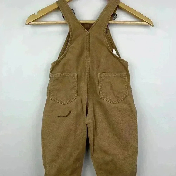 Carhartt Infant Tan Corduroy Overalls - Durable & Stylish - Picture 3 of 8